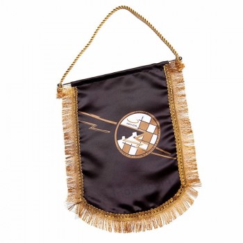 Personnalisé Satin Voiture Mini Suspendu Penny Drapeaux