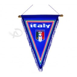 bandeirola de futebol triângulo decorativo pendurado banners e bandeiras flâmula de futebol pequeno