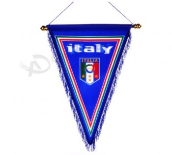 calcio stendardo triangolo decorativo appeso striscioni e bandiere piccolo stendardo di calcio