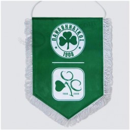 mini banderín de fútbol de diseño de logotipo personalizado