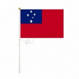 игра 2019 новейшая эмблема Самоа флаг рука флаг