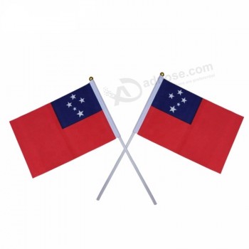 批发便宜的14 * 21cm萨摩亚国旗