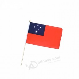 hersteller 14 * 21 cm mini größe samoa hand flagge