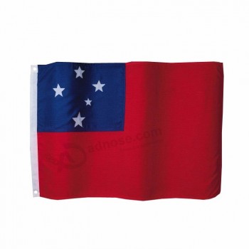 100% polyester bedrukte 3 * 5ft Samoa landvlaggen