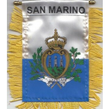 De hete verkopende vlag van de de auto hangende leeswijzer van San marino nationale