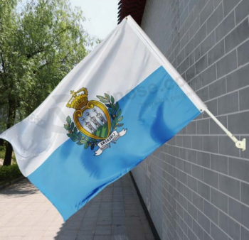 bandiera San Marino da esterno in poliestere da parete all'ingrosso