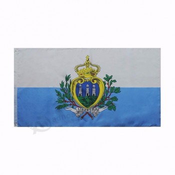 высококачественные индивидуальные печатные флаги SAN Marino