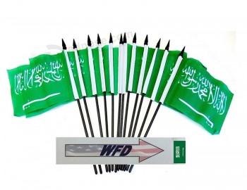 paquete de 12 escritorio en miniatura de poliéster de Arabia Saudita de 4 