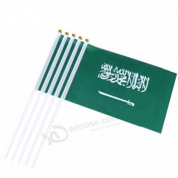 saudi arabia plastic held hanging polyester Car window flag