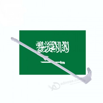 Bandera de la ventana del coche de Arabia Saudita personalizada de alta calidad