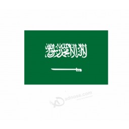 Gewohnheit 3 ​​* 5ft Markierungsfahnenpolyester Saudi-Arabien Landesflagge