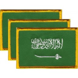Packung mit 3 Länderflaggen-Aufnähern, 3,50 