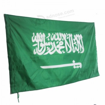 90 x 150 cm Saoedi-Arabische vlag banner opknoping van de Saoedi-Arabische vlaggen