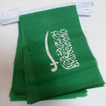 Evénements sportifs Arabie Saoudite Polyester Drapeau De Cordon De Pays