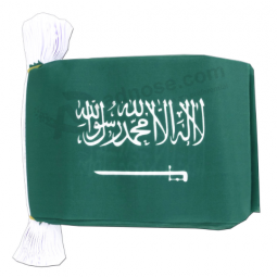 decoratieve bunting vlag van polyester saoedi-aradia land