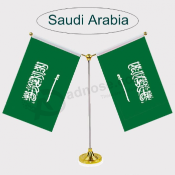 Arabia Saudita tabla bandera nacional bandera de escritorio saudita