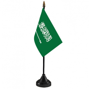Décoration de table Arabie Saoudite Drapeau de bureau