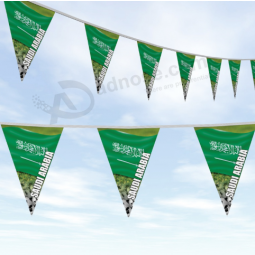 Polyester Dreieck Saudi-Arabien String Flagge Banner Großhandel