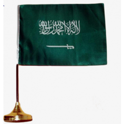 dekorative nationale Schreibtischflaggentabelle Saudi-Arabien Tabellenflagge