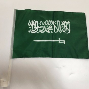 boa qualidade 30x45 arábia saudita país carro bandeira