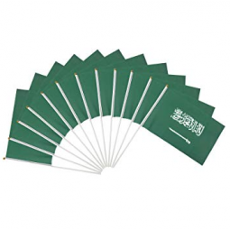 Saudi-Arabien National Hand Flagge Saudi-Arabien Land Stick Flagge