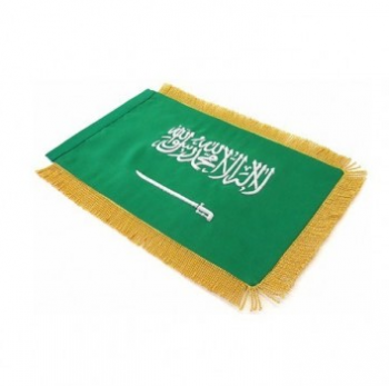 Bandiera della bandiera dello stendardo della nappa di saudita aradia di vendita calda