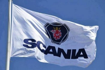 Factory direct wholesale custom high quality scania flag with any size