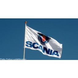 Großhandel benutzerdefinierte hochwertige Scania Flagge
