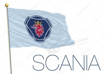 Scania industry flag — Stock Vector