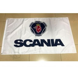 Schweden scania Autofahne 3 * 5ft Polyester-Flaggenfahnendekoration, die nach Hause u. Gartenflagge fliegt