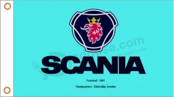Drapeau de voiture scania bander 3x5ft Chevrolet flag 100D poliester voiture bandera 01-in Drapeaux, Bannières