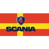 изготовитель на заказ высококачественный флаг Scania с любым размером