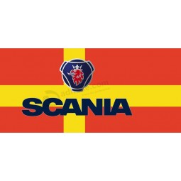 Manufacturers custom high quality scania flag with any size
