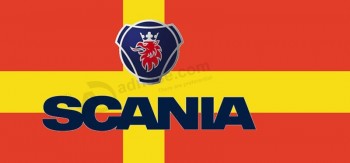 Manufacturers custom high quality scania flag with any size