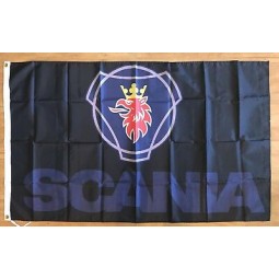 Scania AB грузовик логотип 3X5 гараж стены баннер флаг Пещера человека