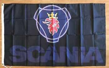 Scania AB грузовик логотип 3X5 гараж стены баннер флаг Пещера человека