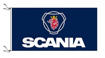 bandeira scania personalizada azul esportes e atividades ao ar livre