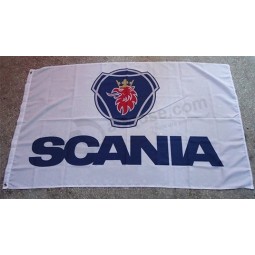 Scania Flag Scania Флаги для автомобилей 3x5ft белый полиэстер баннер