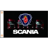 Bandiera auto bandiera personalizzata auto scania banner 3x5ft 100% poliestere