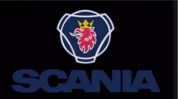 Scania truck logo flag, Scania 90 150 CM truck polyester banner