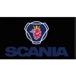 scania vrachtwagen logo vlag, scania 90 150 CM vrachtwagen polyester banner