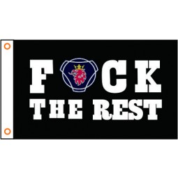 Autofahne scania banner 3ftx5ft 100% polyester