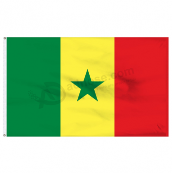 bandeira nacional senegalesa poliéster bandeira do senegal