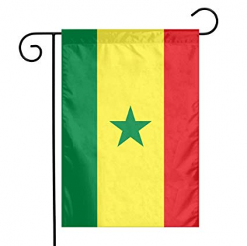 bandeira decorativa do jardim do senegal bandeiras de quintal do senegal de poliéster