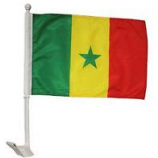 車の窓のためのデジタル印刷ポリエステル小型セネガルの旗