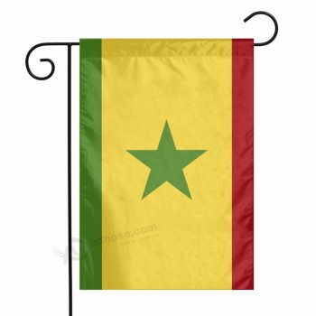 Polyester Sénégal jardin drapeau Drapeau de cour extérieure