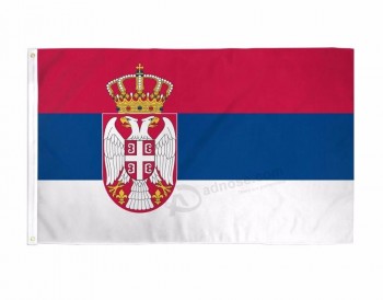 Serbia Serbian Flags for custom stick flags and flags and banners