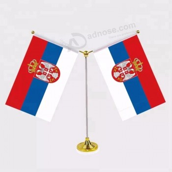 세르비아 테이블 플래그 / 세르비아 dsk 국가 깃발