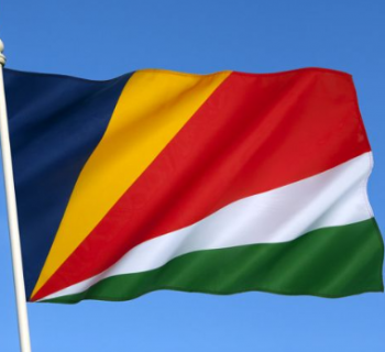 폴리 에스터 직물 국가 세이셸 깃발 배너