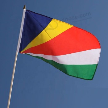 festival evenementen viering seychellen stok vlaggen banners